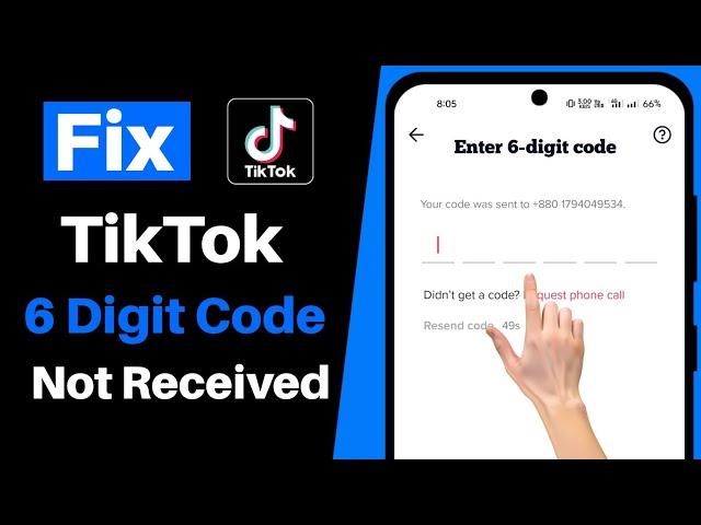 How To Fix Tiktok 6 Digit Code Not Received Problem (2024) | Tiktok Verification Code Problem