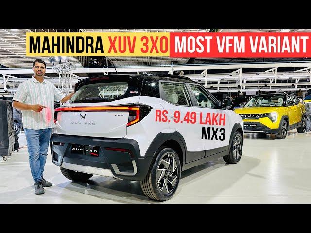 2024 Mahindra XUV300 (3XO) Most VFM Variant - Rs. 9.49 Lakh With Sunroof + All 8 Colours