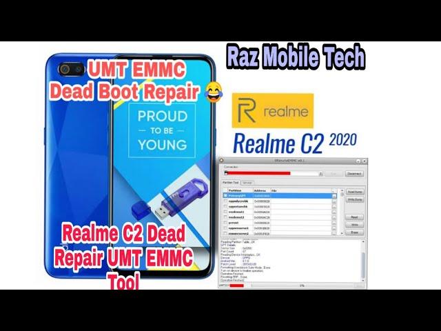 Realme C2,C1 Dead boot Umt Emmc Tool Dump File