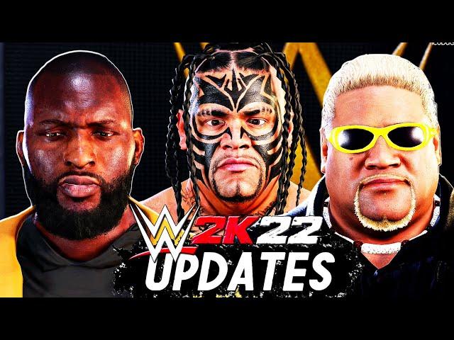 WWE 2K22 UPDATES TODAY! 5 NEW SUPERSTAR LIKENESS UPDATES ADDED via BANZAI PACK DLC! (FULL BREAKDOWN)