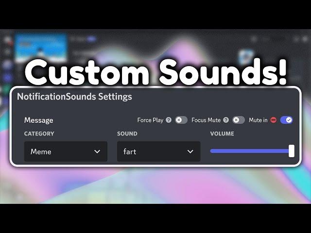 Custom Discord Notification Sounds!