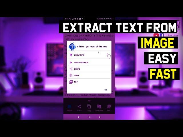 Extract Text From Image Copy Paste Convert to PDF or Text