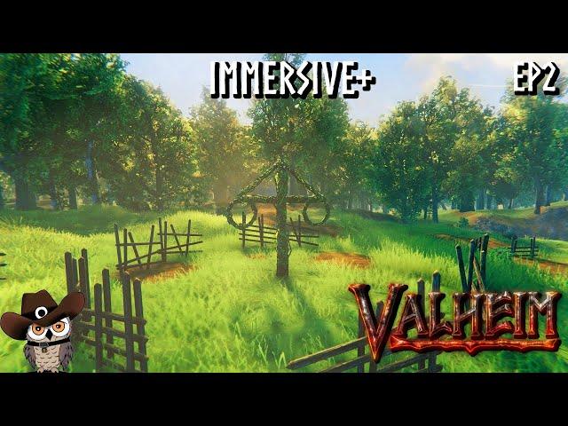 I Found An AMAZING Base Location!! | Valheim Immersive+ | Ep2