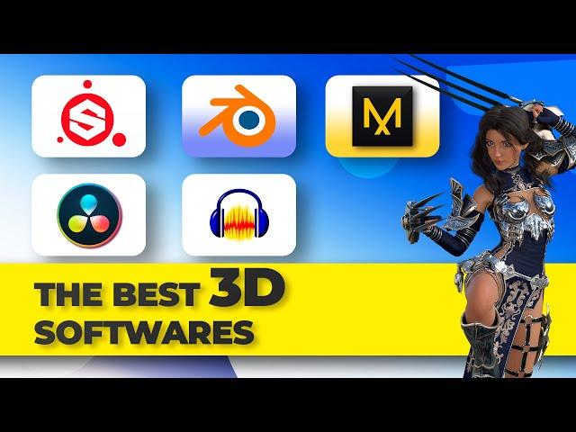 The BEST softwares for creating 3D Cartoons