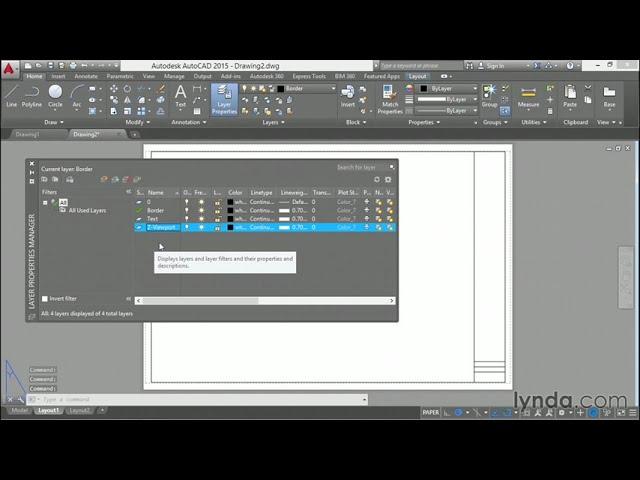 AutoCAD Tutorial - Preparing a template with a title block