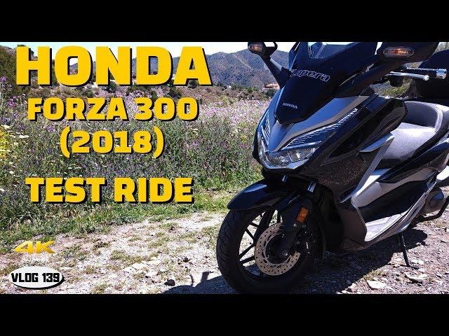 Honda Forza 300 (2018) - Test Ride into the mountains - VLOG139 [4K]