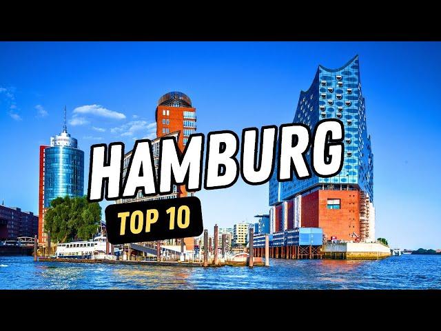 TOP 10 Things to do in Hamburg | Germany Travel Guide in 4K