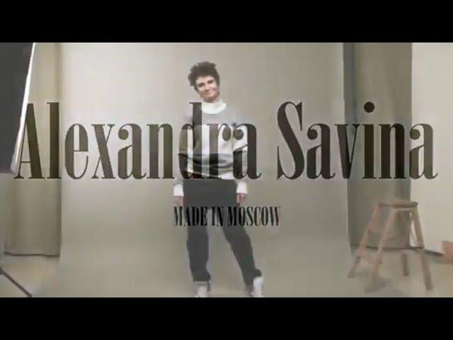 Позирование на съемке свитшотов дизайнера Alexandra SAVINA