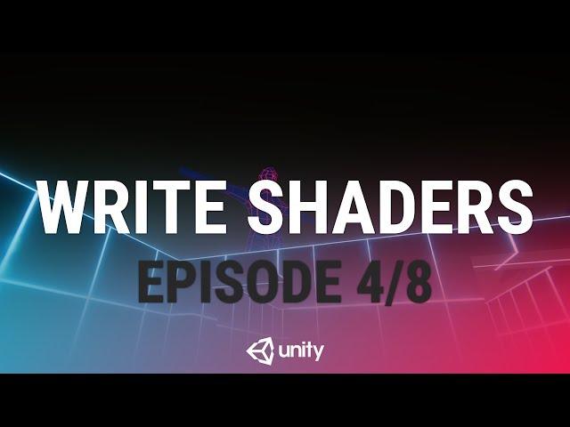 Writing Your First Shader In Unity - The Vertex Function [4/8] Live 2017/6/21