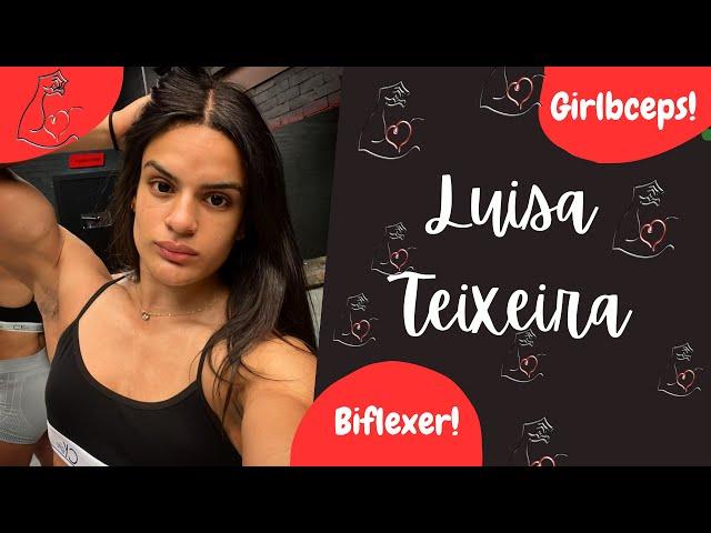 LUISA TEIXEIRA --- Flexing biceps after workout --- Do you want to see