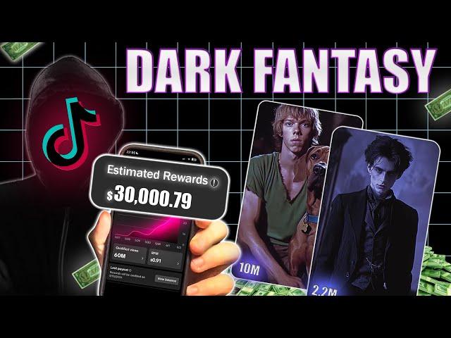 How I Made $30,000 from 80s Dark Fantasy TikTok Videos -  Full Tutorial!