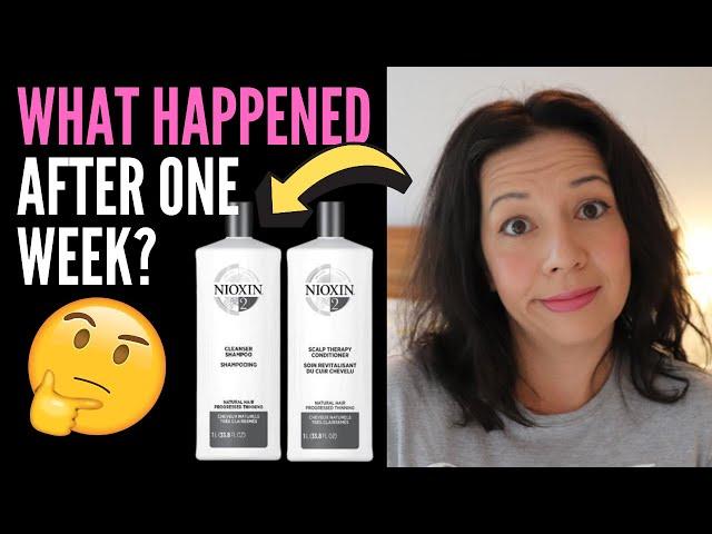 HAIR LOSS SUFFERER REVIEWS NIOXIN SHAMPOO, CONDITIONER + SCALP/HAIR TREATMENT 2: BEFORE and AFTER!