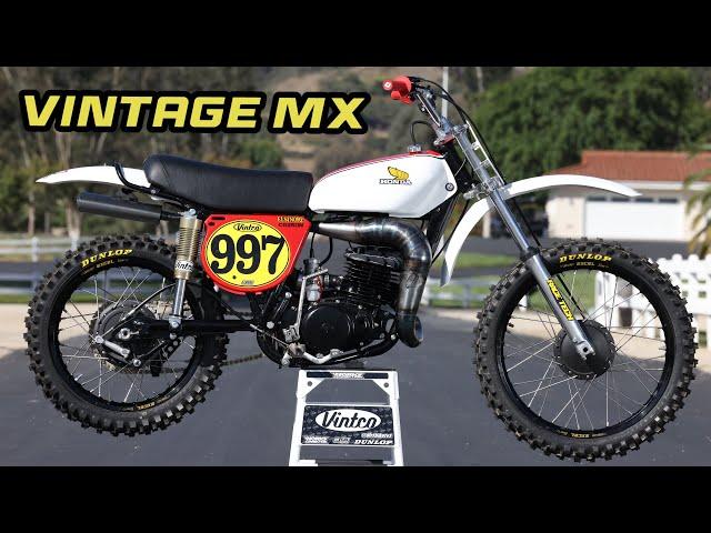 1975 Honda Elsinore CR 250 - vintage mx build