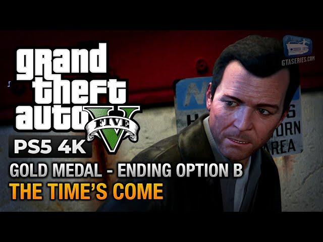 GTA 5 PS5 - Mission #86 - The Time's Come (Option B: Michael) [Gold Medal Guide - 4K 60fps]