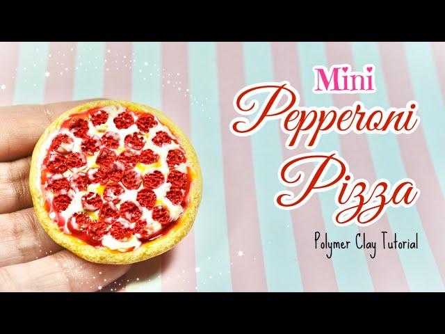 Easy Mini Pizza/Polymer Clay Tutorial