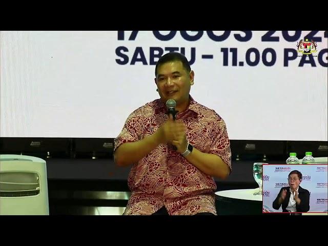 Sesi Ask Minister Anything, bersama YBM Rafizi Ramli, Menteri Ekonomi sempena Program MADANI Raky…