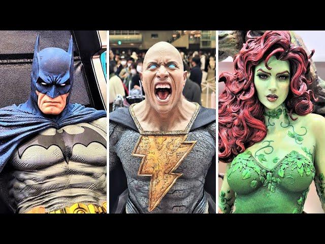 Prime 1 Studio EXTENDED Full Booth Tour! | Batman, Poison Ivy, Transformers