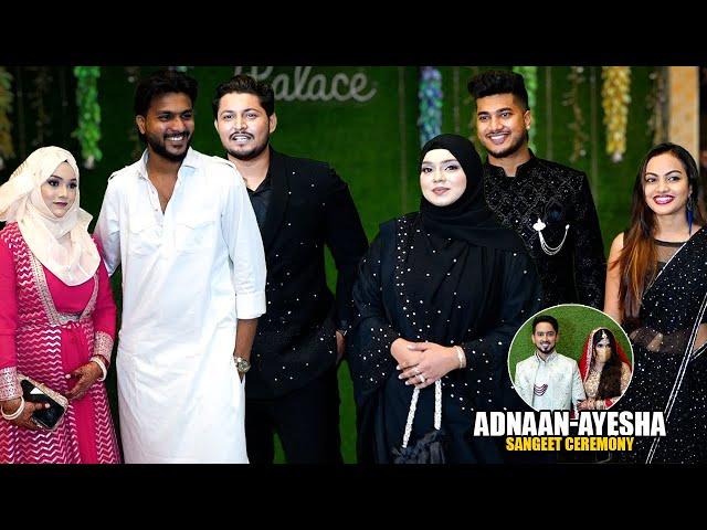 Ibrahim-Bushra,Sufiyan-Nida,Beauty Khan,Arbaz Mallick At Adnaan Shaikh-Ayesha Sangeet Ceremony