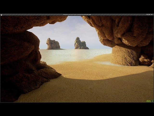 Speed Level Design - Simple Beach - Unreal Engine 4