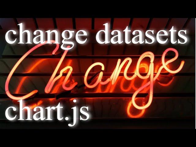 change datasets chart.js #shorts