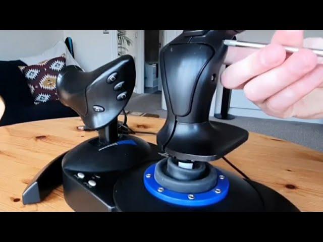 T-FLIGHT HOTAS 4 - How to stop the dreaded YAW DRIFT ( jitter ) on your new flight stick