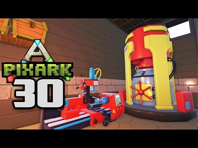 STEEL UPGRADES! INDUSTRIAL SMELTER! - Let's Play PixARK Gameplay Part 30 (PixARK On Pooping Evolved)