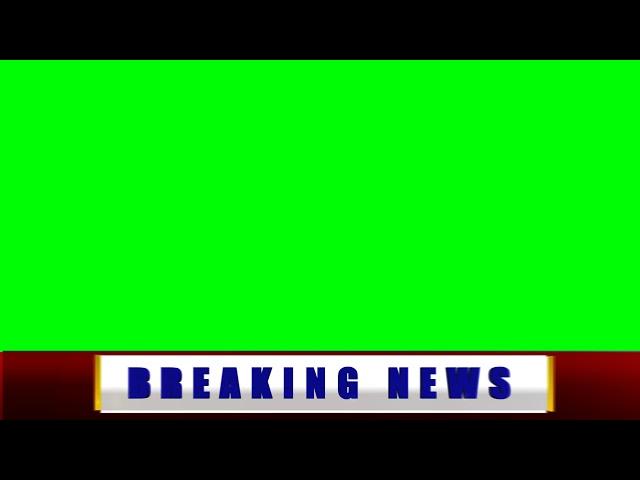 Breaking news Lower Third Animation