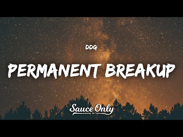 DDG - Permanent Breakup (Lyrics)