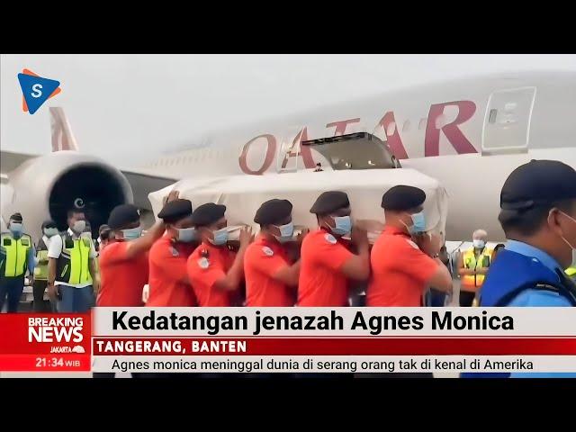 Detik-detik Kedatangan Jenazah Agnes Monica Di Bandara Soekarno-Hatta