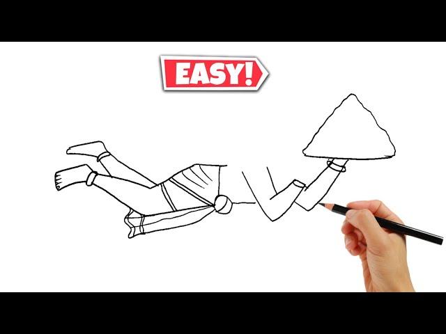 उड़ता हुआ हनुमानजी का चित्र बनाना शिखें || Flying Hanuman Drawing - Easy