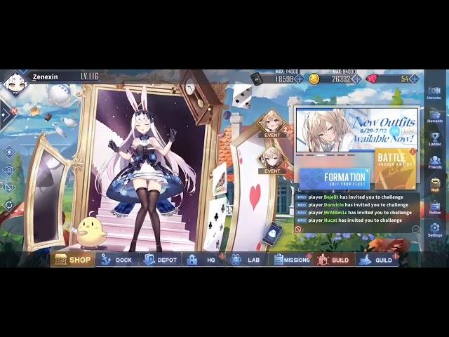 Shimakaze - The White Rabbit Of Wonderland L2D | Special Interaction