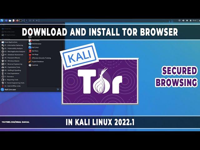 How to download and install the Tor Browser in Kali Linux ? | Kali Linux 2022.1 | Step By Step |