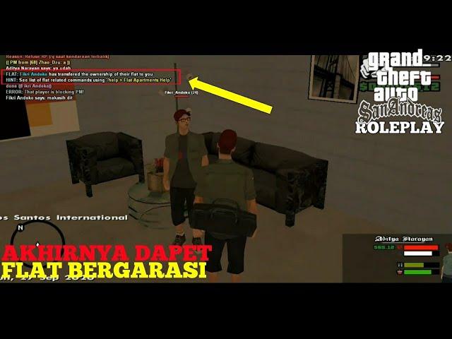 JGRP - Akhirnya dapet flat garasi | Gta San Andreas Roleplay