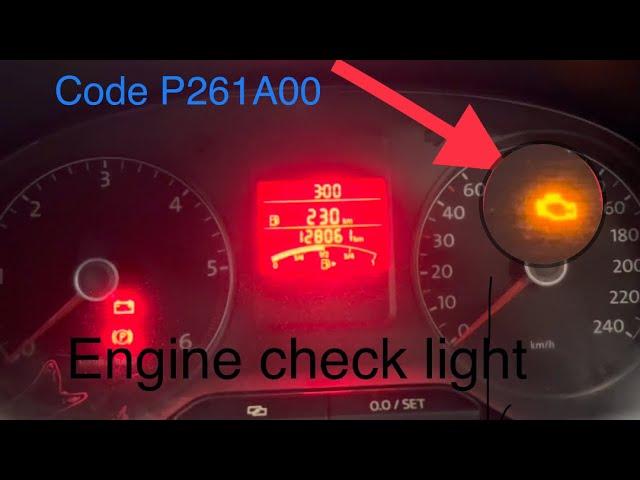 How to fix P261A00 in polo / Polo main P261A00 ko kaise fix Kare  #vw #P261A00