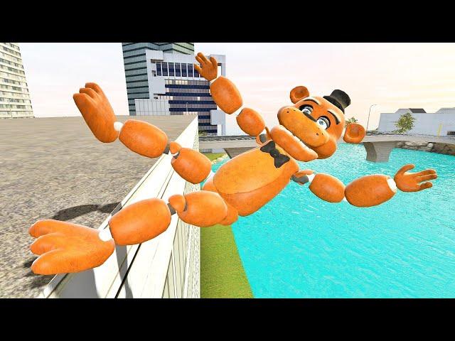 FNAF Animatronics Ragdolls Physics (GMOD) Episode 664