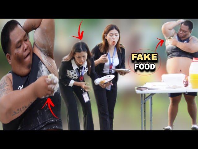 FAKE FOOD "PUBLIC PRANK" | Daming nagalit