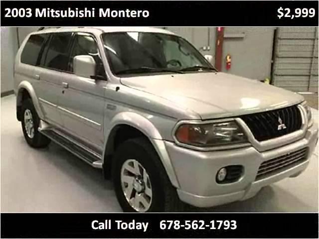 2003 Mitsubishi Montero Used Cars Conyers GA