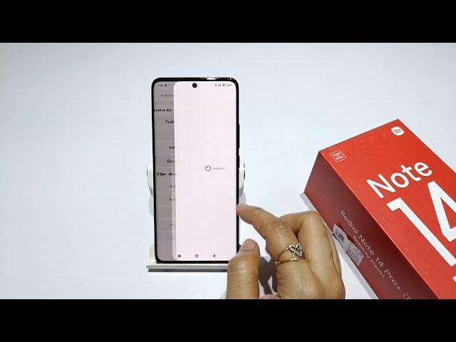 How to set defualt font in redmi note 14 pro 5g | Redmi note 14 5g text size increase kaise kare