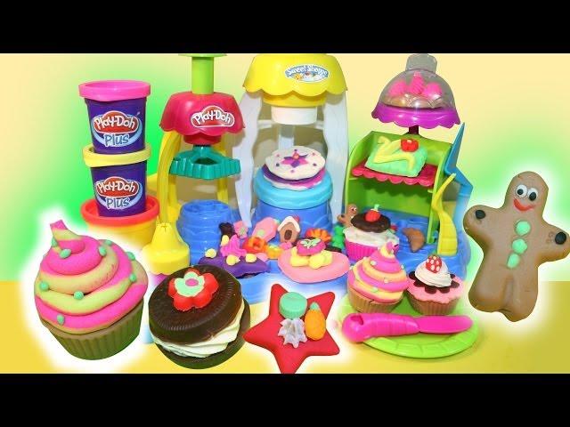 PLAY- DOH  Frosting Fun Bakery Playset  Sweet Shoppe- PlayDoh PLUS-Hasbro- MsDisneyReviews