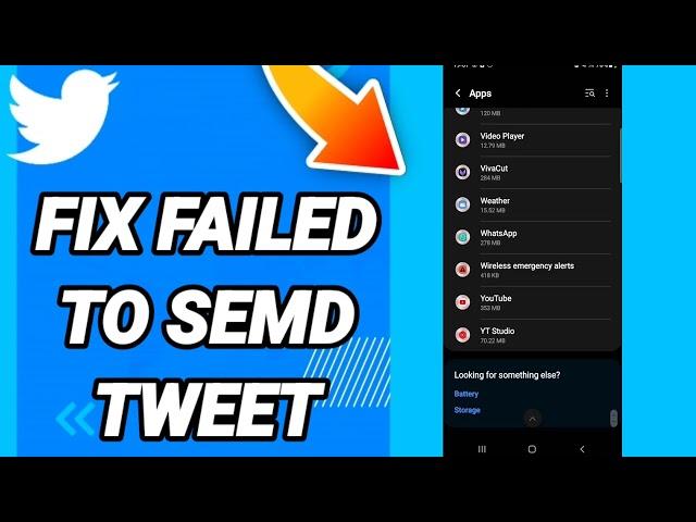 How To Fix And Solve Failed To Send Tweet On Twitter App