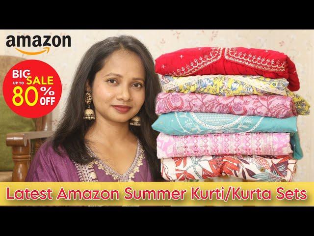 Latest Amazon Kurti/Kurta Sets Haul | Amazon Summer Special Haul | Ranjana R