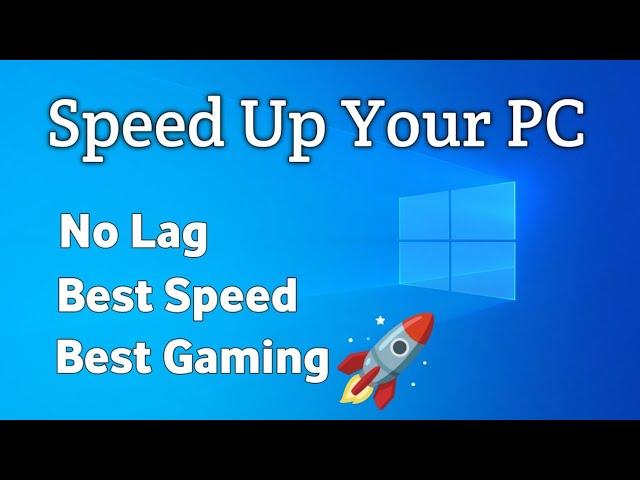 How to Speed Up Your Windows 10 Performance