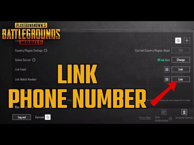 How to Link Phone Number on Pubg Mobile 2024