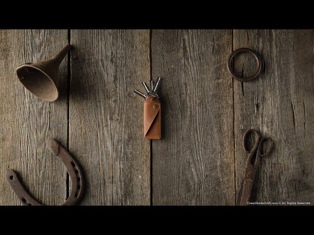 Minimalist Leather Key Organiser/Holder | Classic Brown