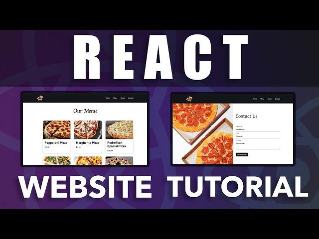 Code A React Website Tutorial | ReactJS Tutorial For Beginners
