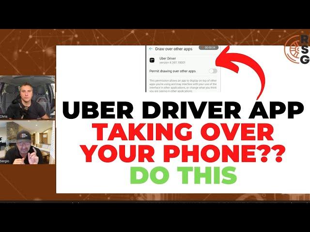 Uber Driver App Taking Over Your Phone?! Change This Setting NOW!