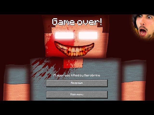 HEROBRINE è TORNATO NEL MINECRAFT MALEDETTO!! | CreepyCraft