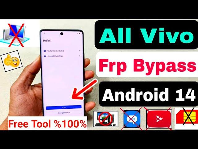 New Method All ViVO Devices Android 12 FRP BYPASS (without pc)  Working 100% 2024