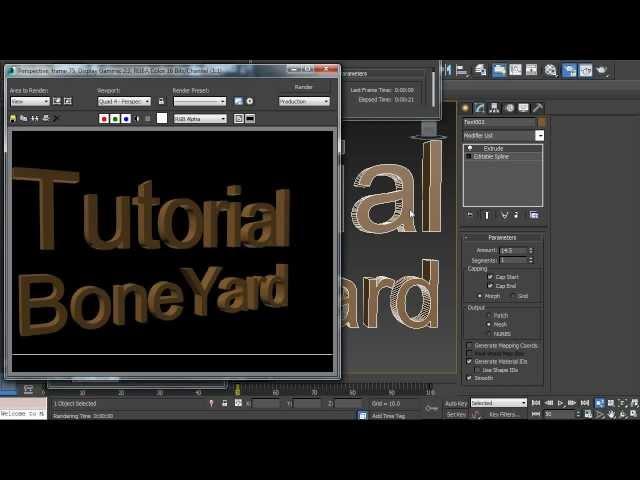 3ds Max Logo | Create 3D Text