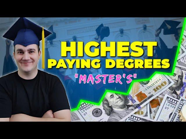 MASTER'S Degrees That Pay BIG (Fastest Degrees)